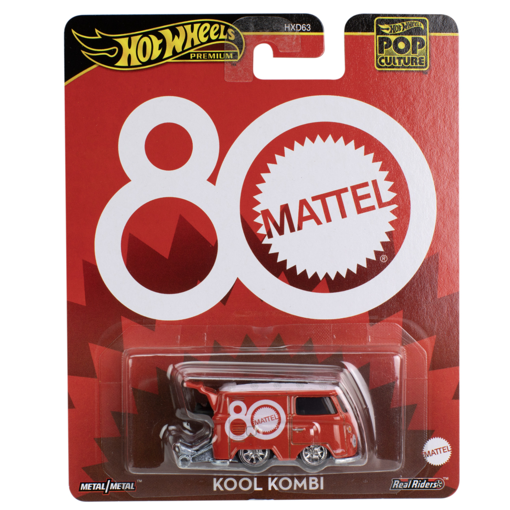 Машина Hot Wheels Pop culture Volkswagen Kool Kombi Mattel 80th (JBL68) - зображення 6