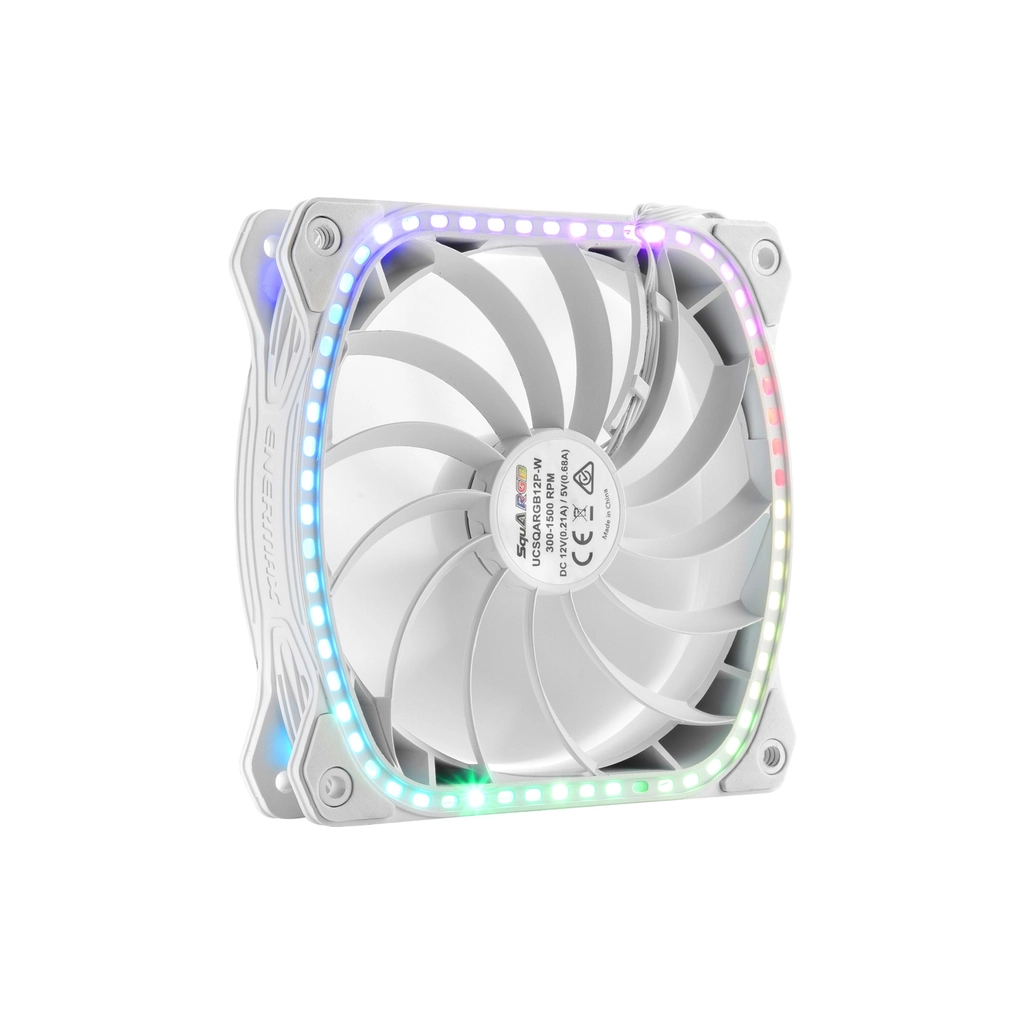 Кулер до корпусу Enermax SquA RGB White (UCSQARGB12P-W-SG) - зображення 6