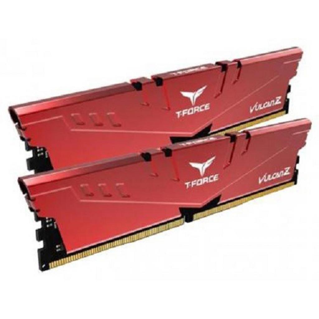Модуль пам'яті для комп'ютера DDR4 16GB (2x8GB) 3200 MHz T-Force Vulcan Z Red Team (TLZRD416G3200HC16CDC01) - изображение 4