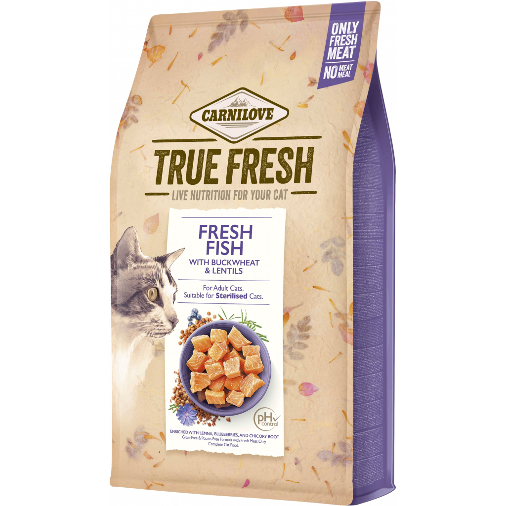 Сухий корм для кішок Carnilove True Fresh Cat Fish 4.8 кг (8595602561438) - зображення 1