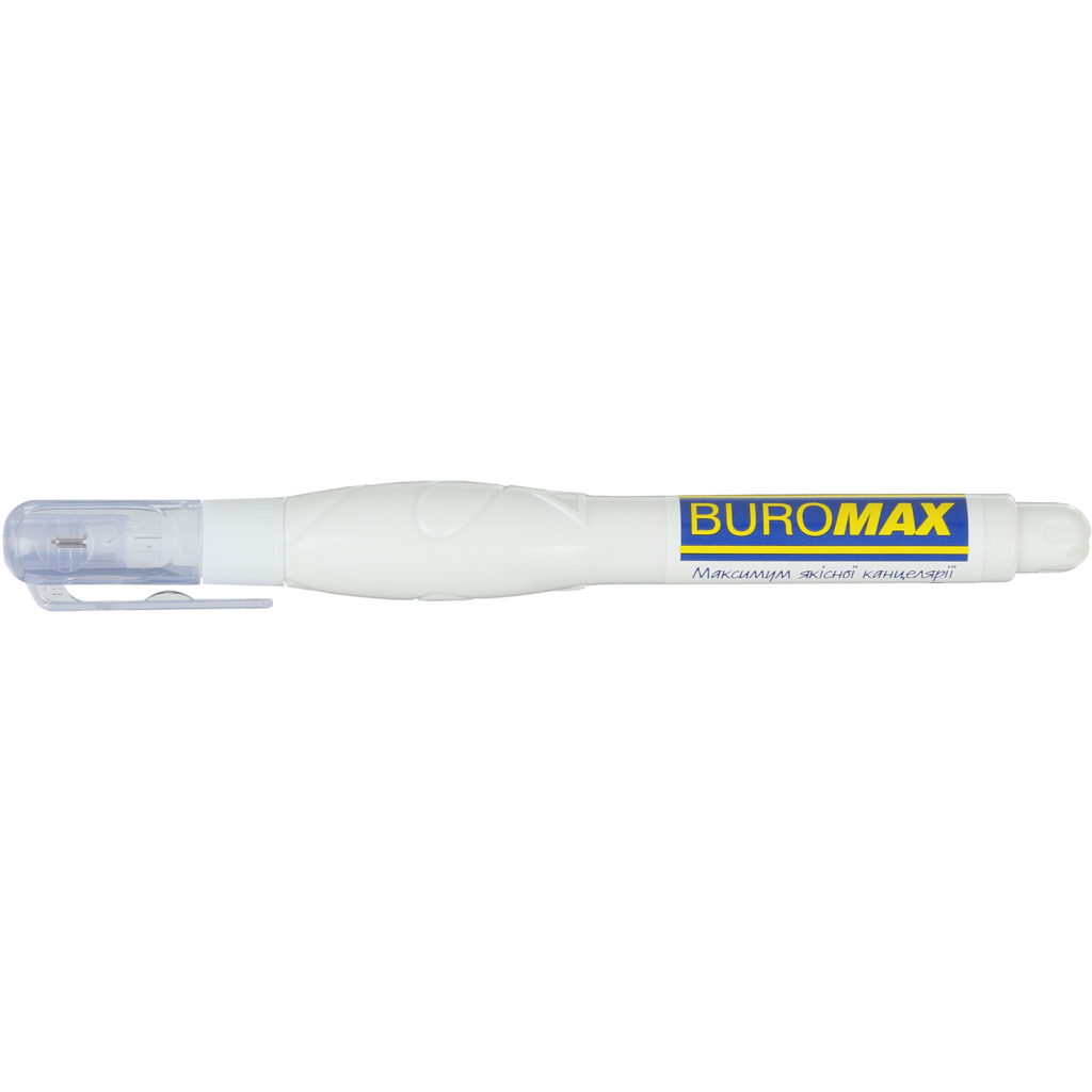 Коректор Buromax ручка 5 мл, спиртова основа, металевий наконечник (BM.1058) - изображение 2