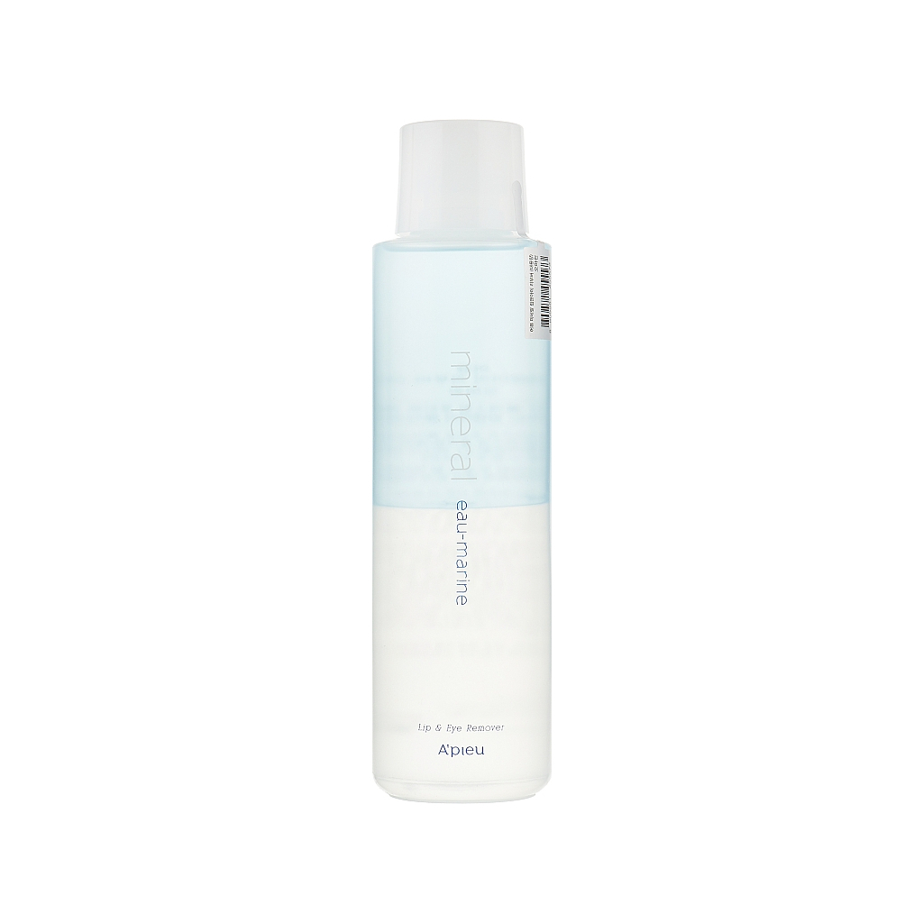 Лосьйон для обличчя A'pieu Mineral Lip & Eye Make-up Remover Eau-marine 250 мл (8809581455573) - зображення 1