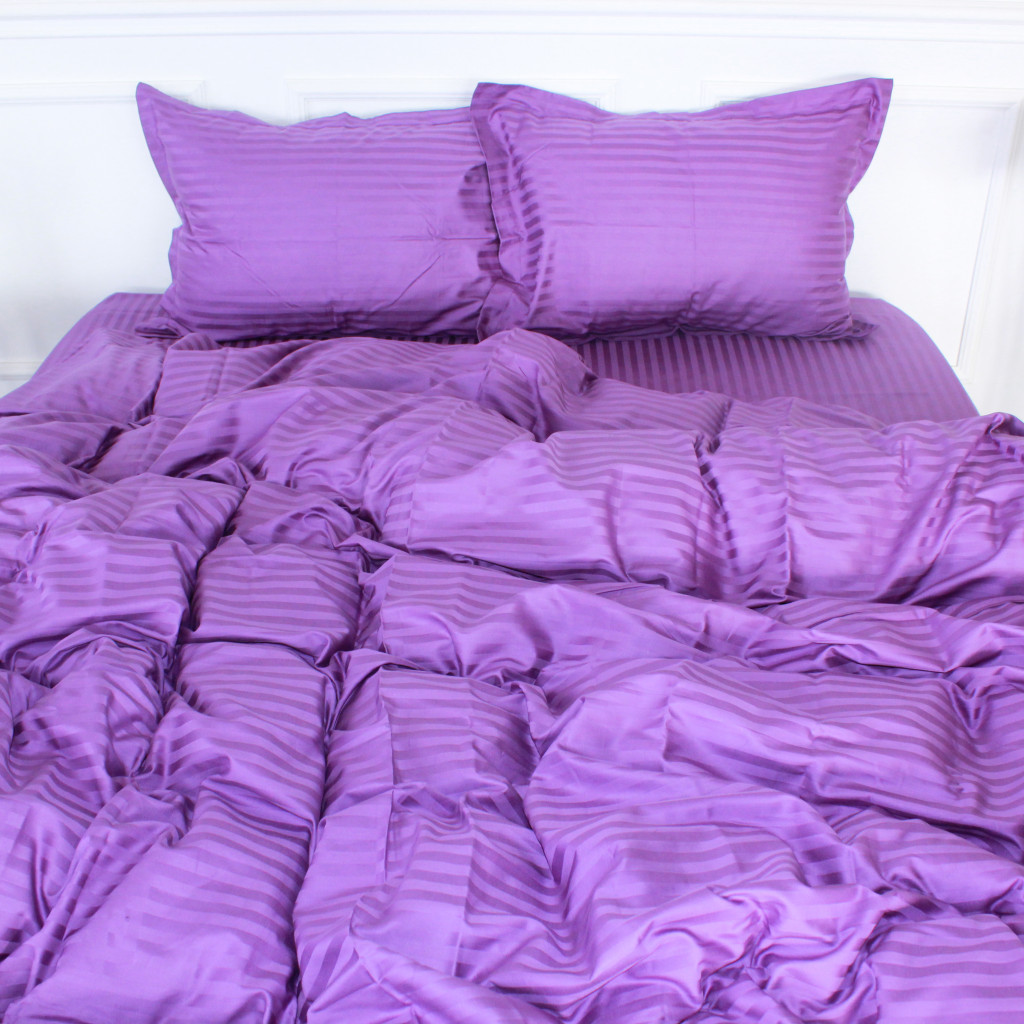 Постільна білизна MirSon Satin 30-0009 Purple 160х220 Сімейний (2200005250754) - зображення 2