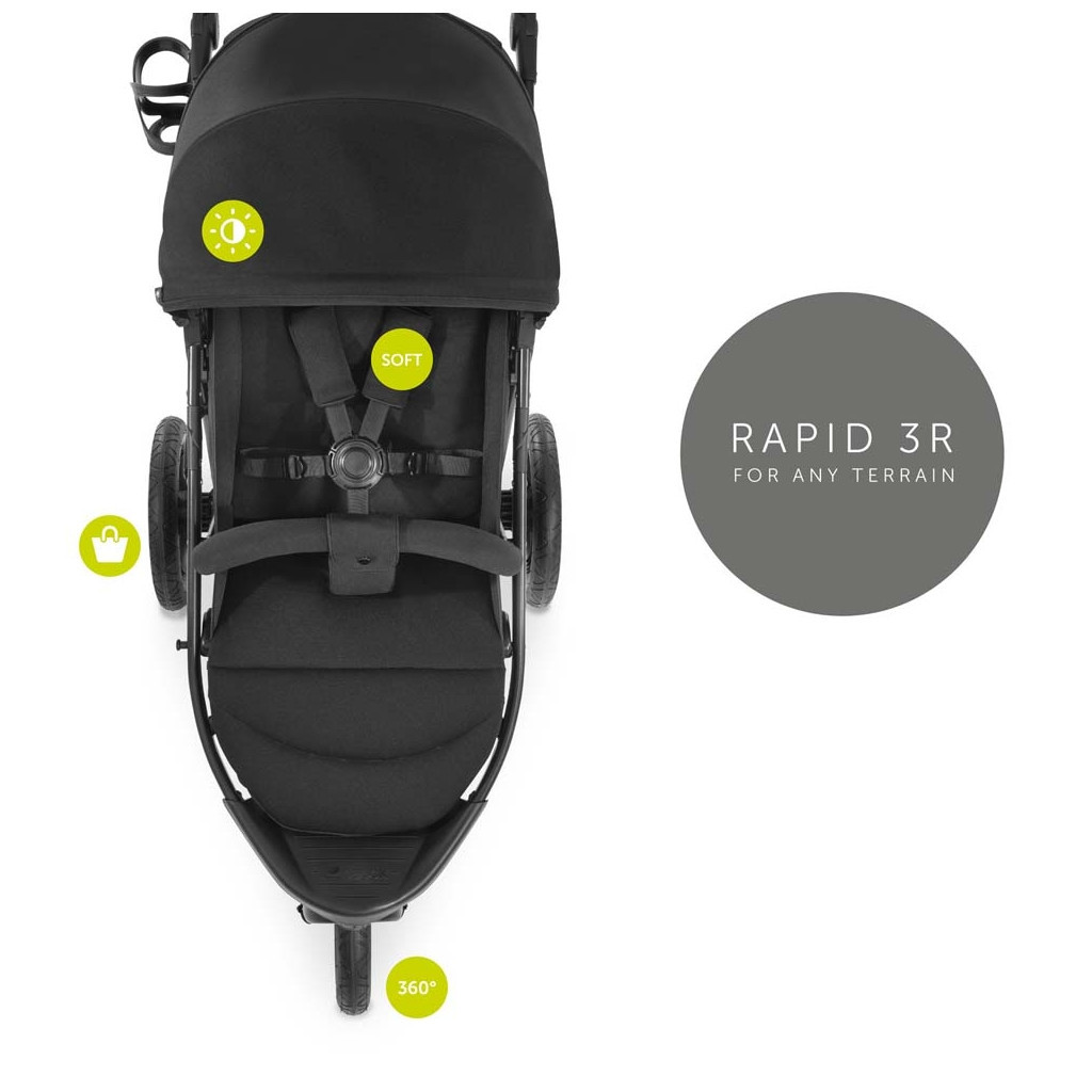 Коляска Hauck Rapid 3R Black (14854-9) - зображення 2