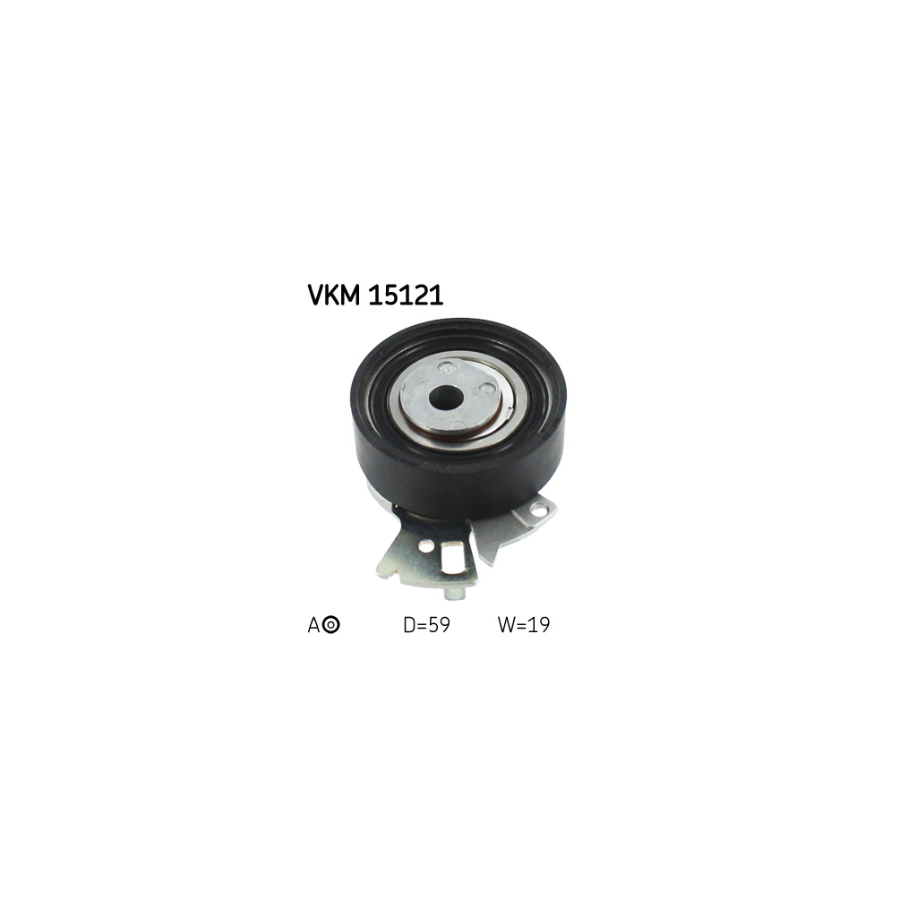 Ролик натягувача ременя SKF VKM 15121 - зображення 1