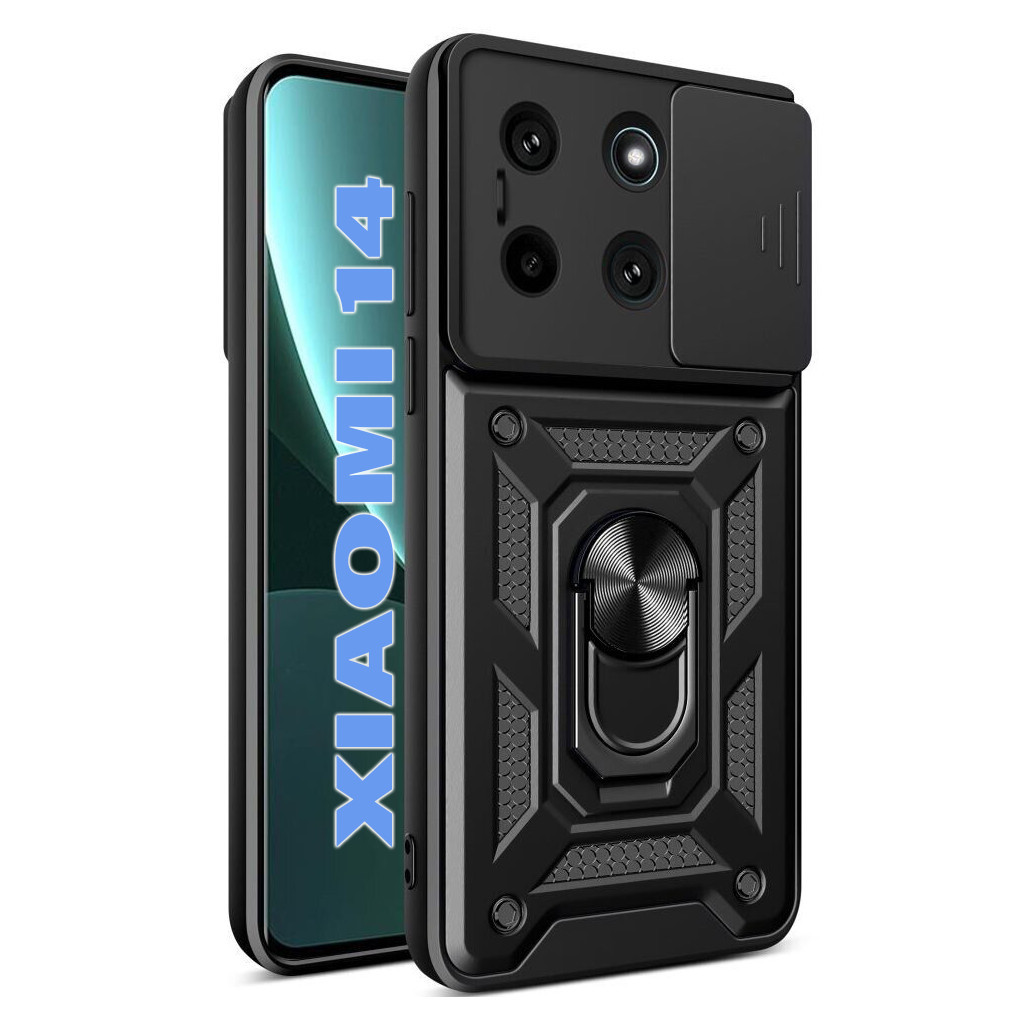 Чохол до мобільного телефона BeCover Military Xiaomi 14 5G Black (710797) - зображення 1