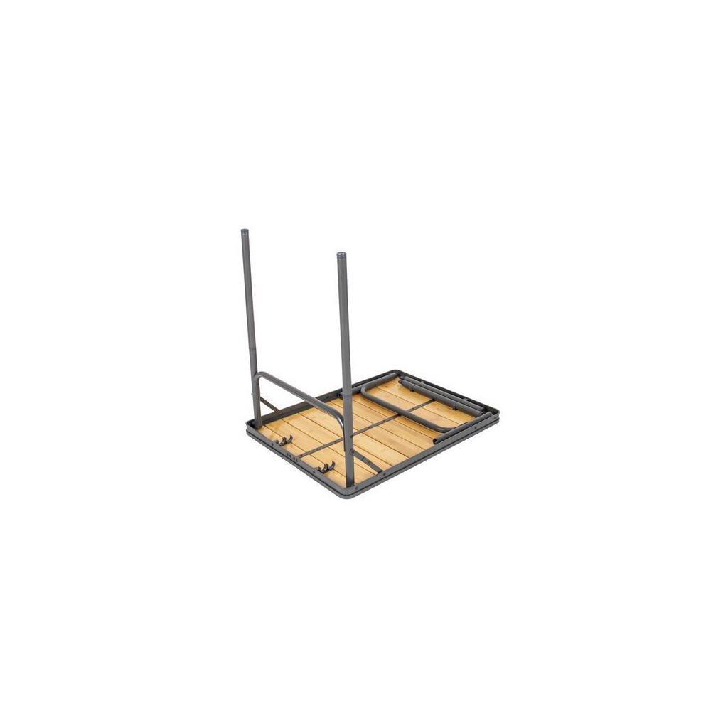 Туристичний стіл Bo-Camp Margate 75x55 cm Bamboo Brown (1404666) (DAS303289) - изображение 4