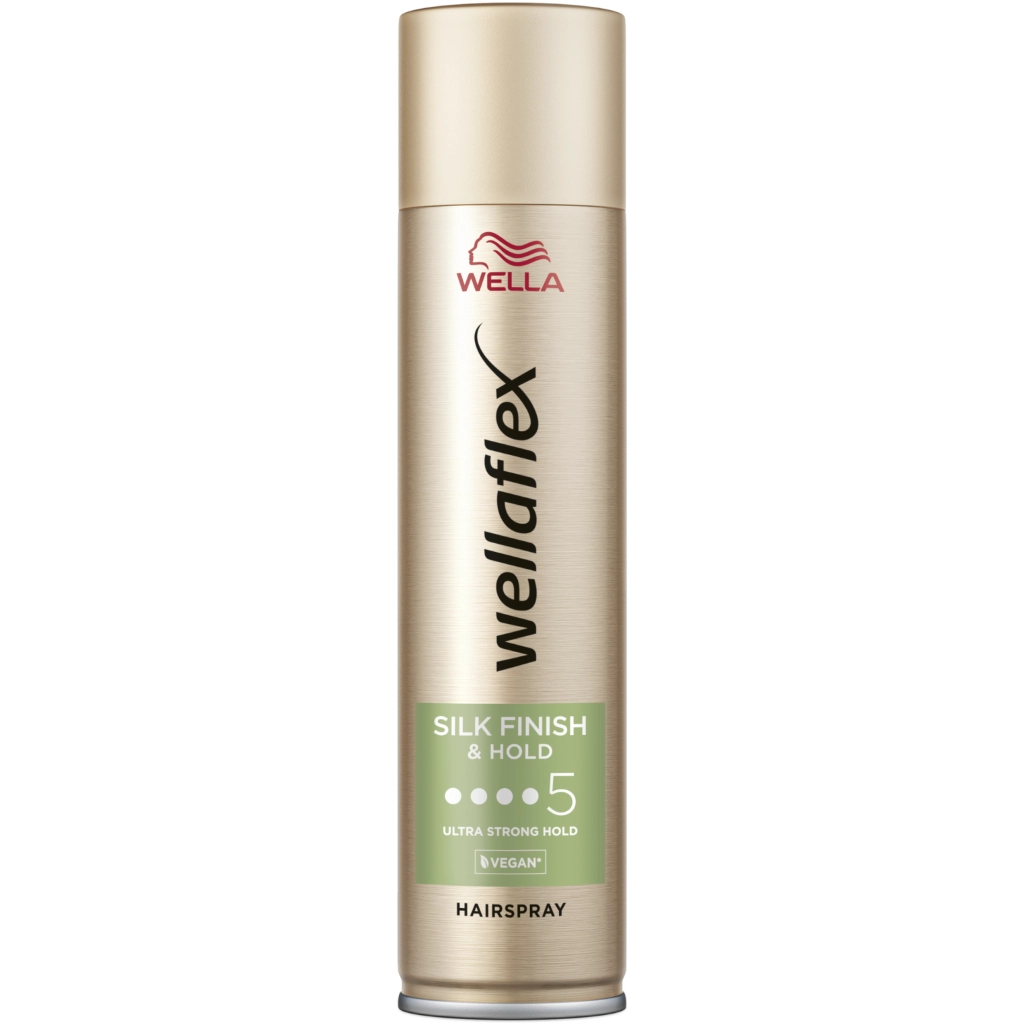 Лак для волосся WellaFlex Silk Finish & Hold 5 Ultra Strong Hold 250 мл (4064666232386) - изображение 1