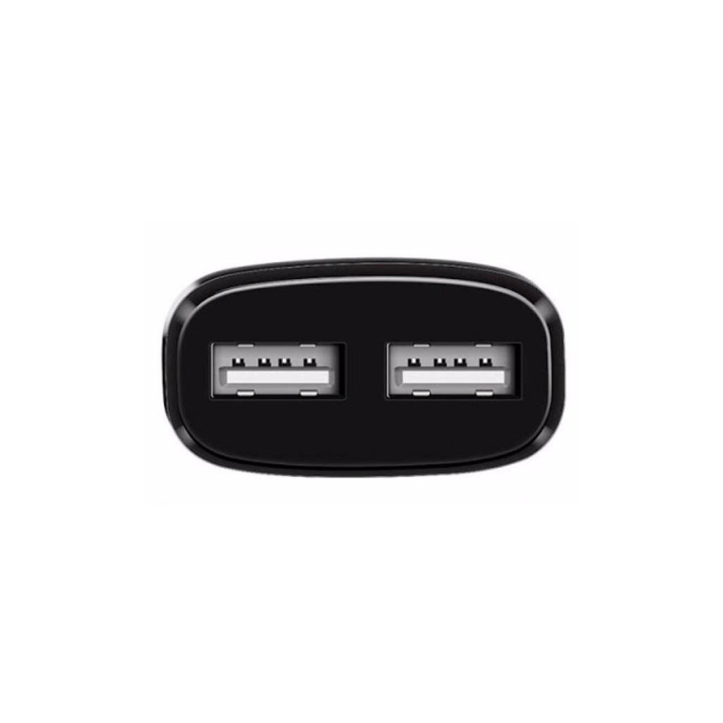 Зарядний пристрій Hoco C12 2*USB, 2.4A, Black + USB Cable iPhone 6 (65597) - зображення 4