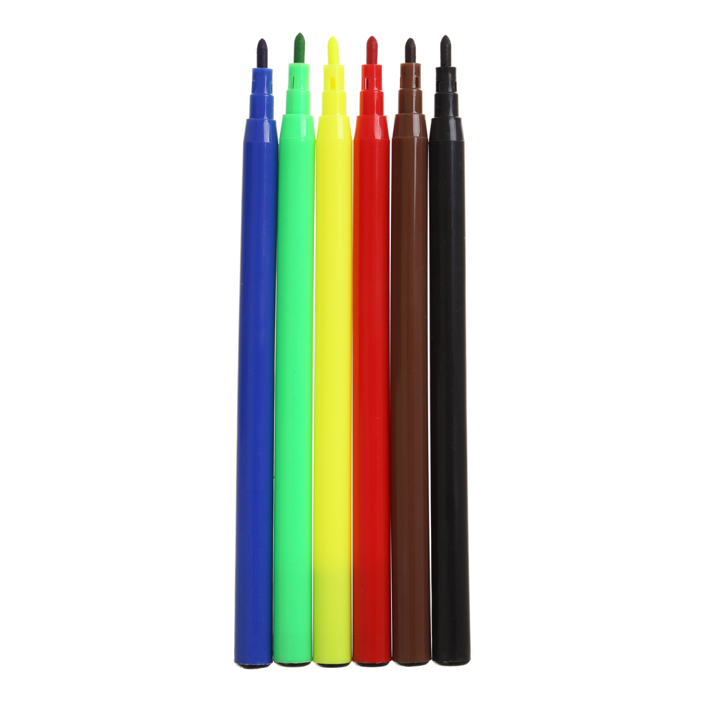Фломастери ZiBi SMART Line Собачки та котики 6 кольорів (ZB.2814) - изображение 2