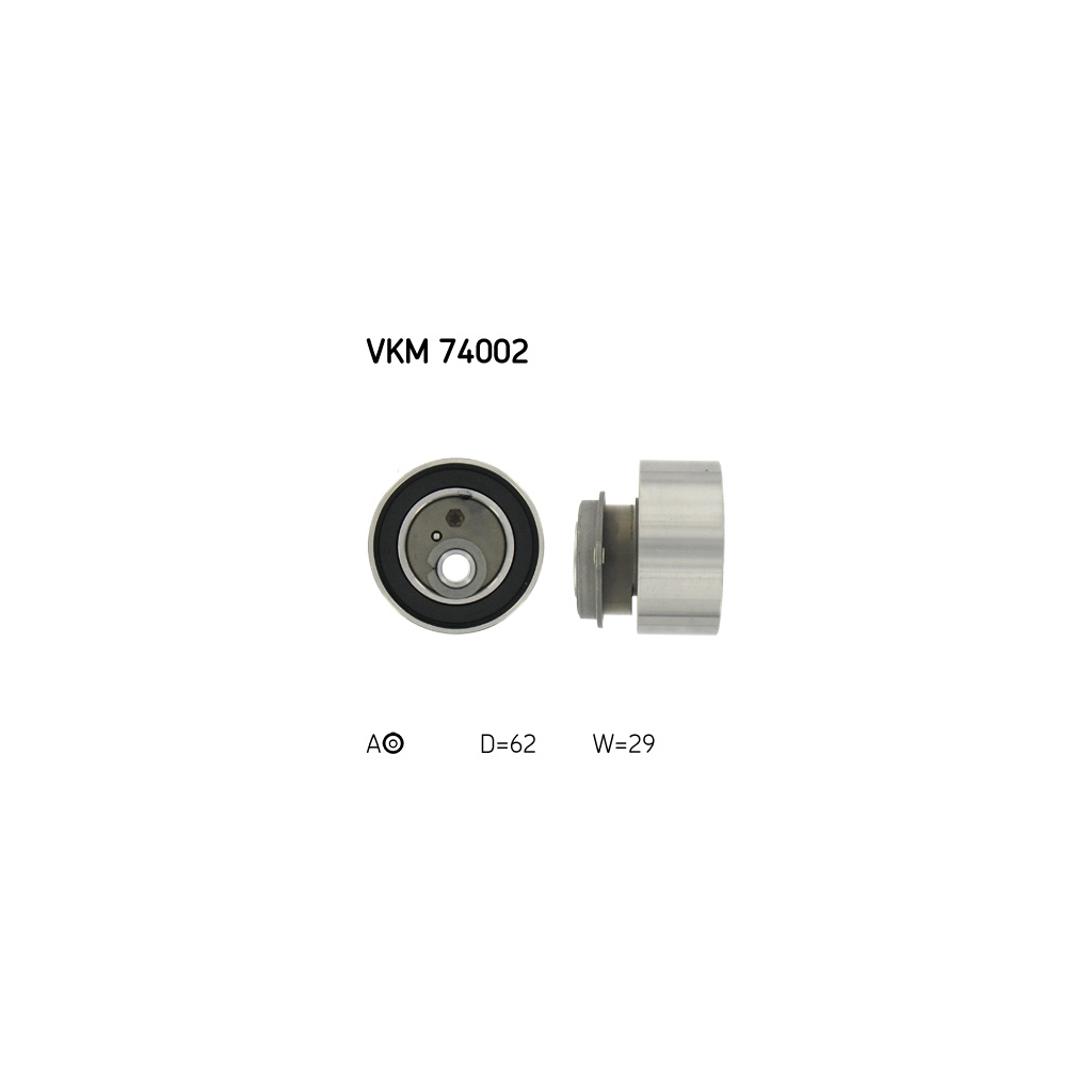 Ролик натягувача ременя SKF VKM 74002 - зображення 1