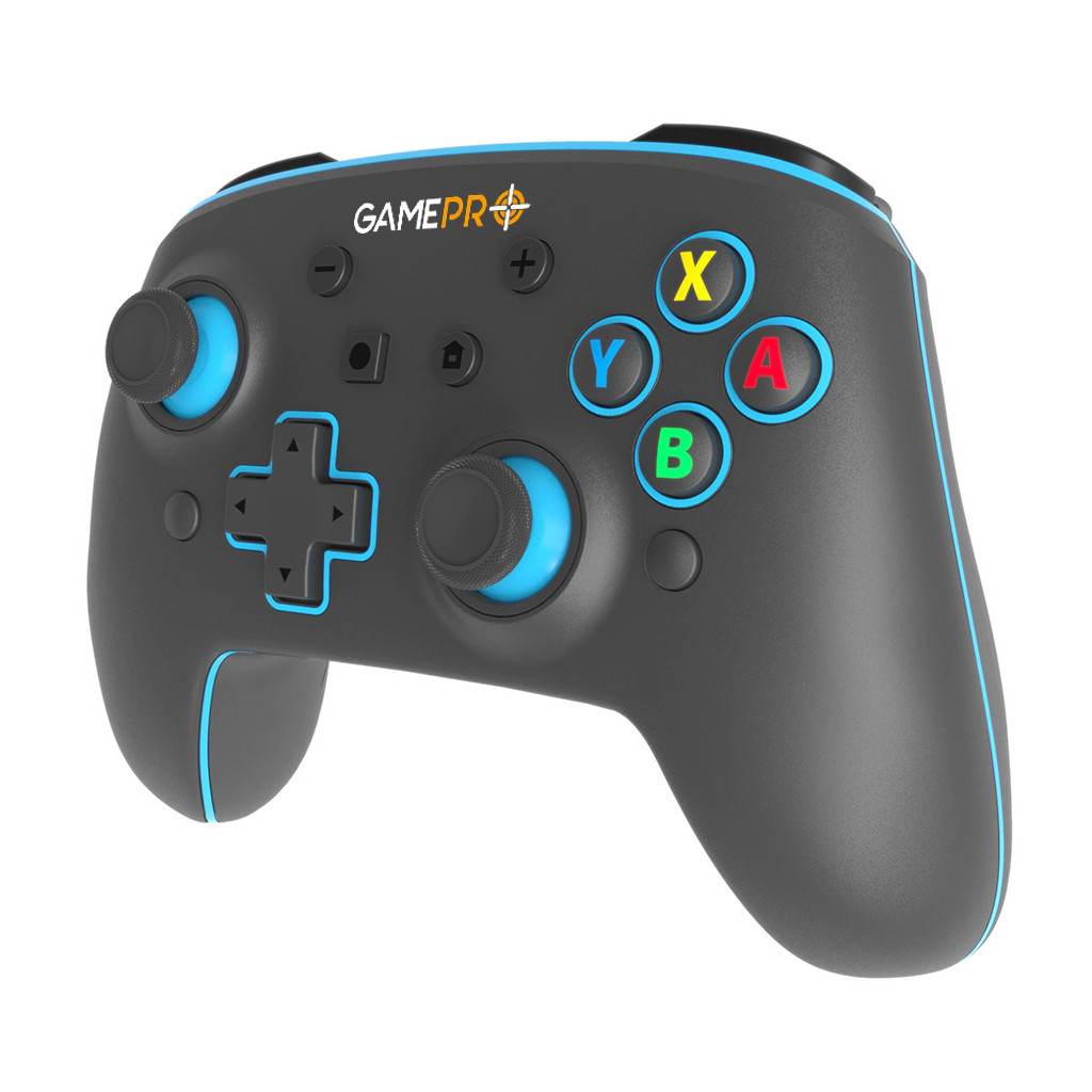 Геймпад GamePro MG1200 Wireless Black-Blue (MG1200) - зображення 2