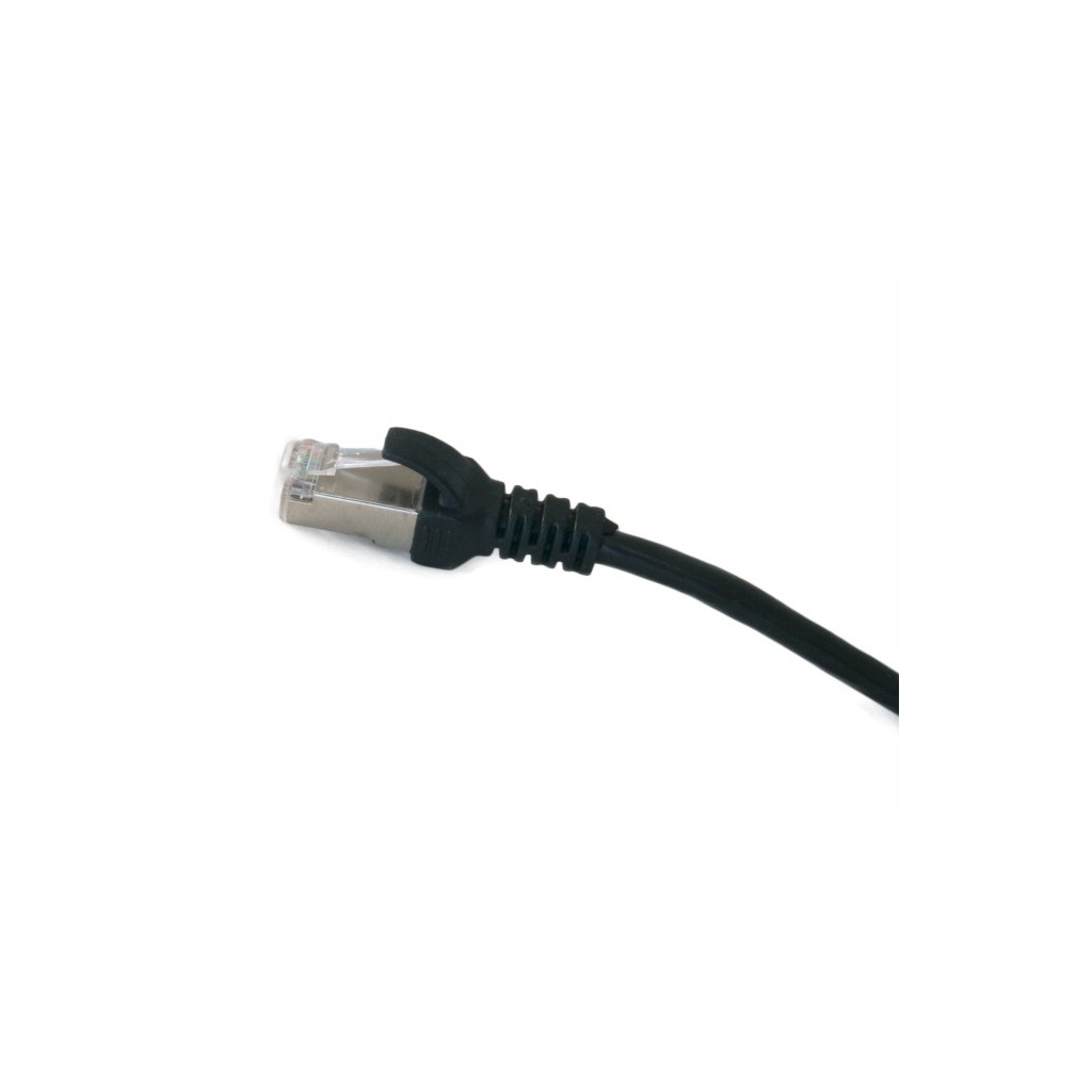 Патч-корд Extradigital 8м, FTP, Cat. 6, CCA, black (KBP1868) - изображение 4