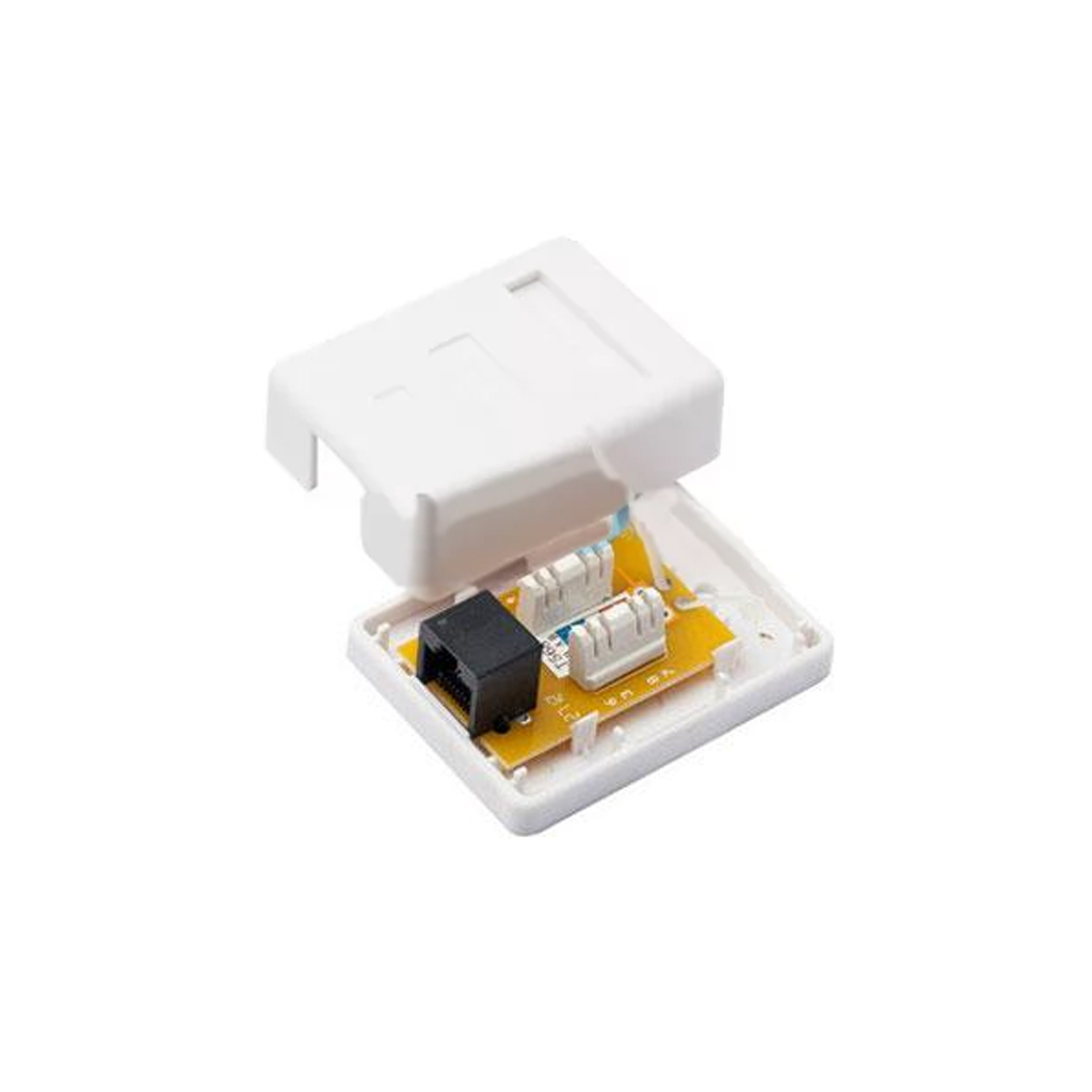 Комп'ютерна розетка RJ45 x1 UTP 5e Kingda (KD-WP6034-C5e) - зображення 2