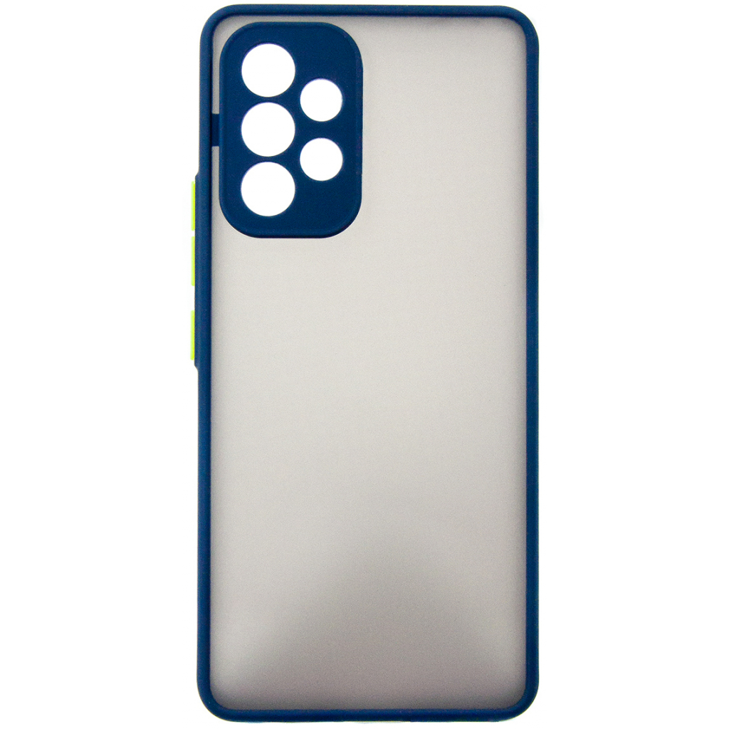 Чохол до мобільного телефона Dengos Matte Samsung Galaxy A53 (blue) (DG-TPU-MATT-101) - зображення 1
