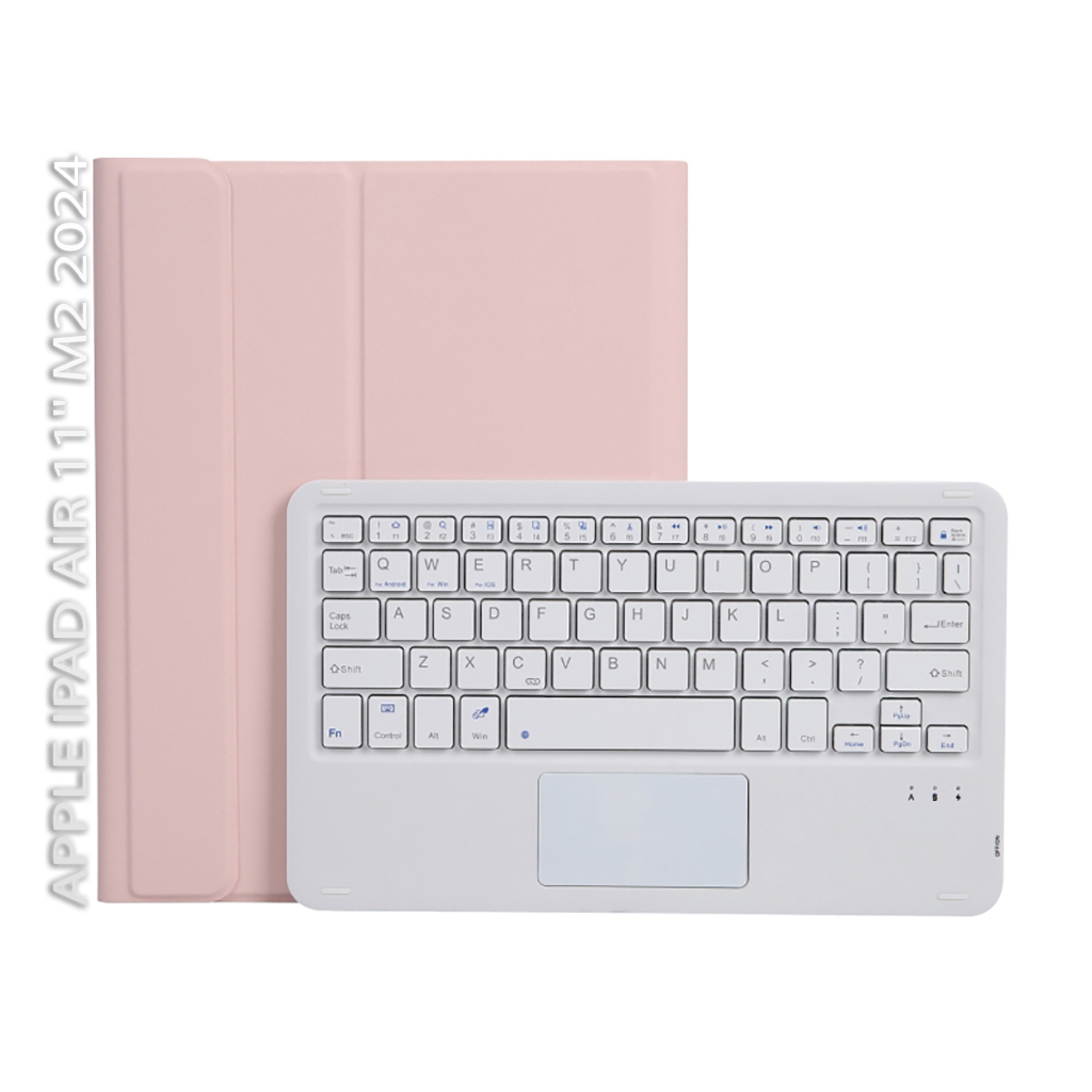 Чохол до планшета BeCover Keyboard+TouchPad Apple iPad Air 11" M2/M3 (2024/2025) Pink (712599) - зображення 1