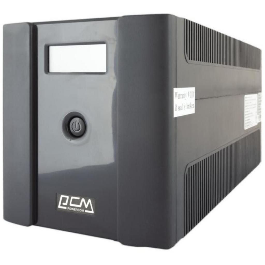 Пристрій безперебійного живлення Powercom RPT-1500AP LCD SCHUKO - зображення 1
