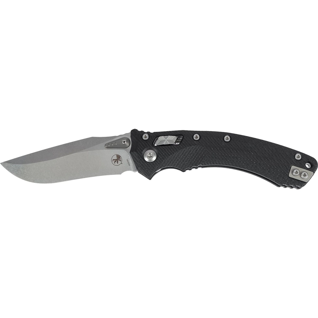 Ніж Microtech Amphibian Stonewash Black (137RL-10FLGTBK) - зображення 1
