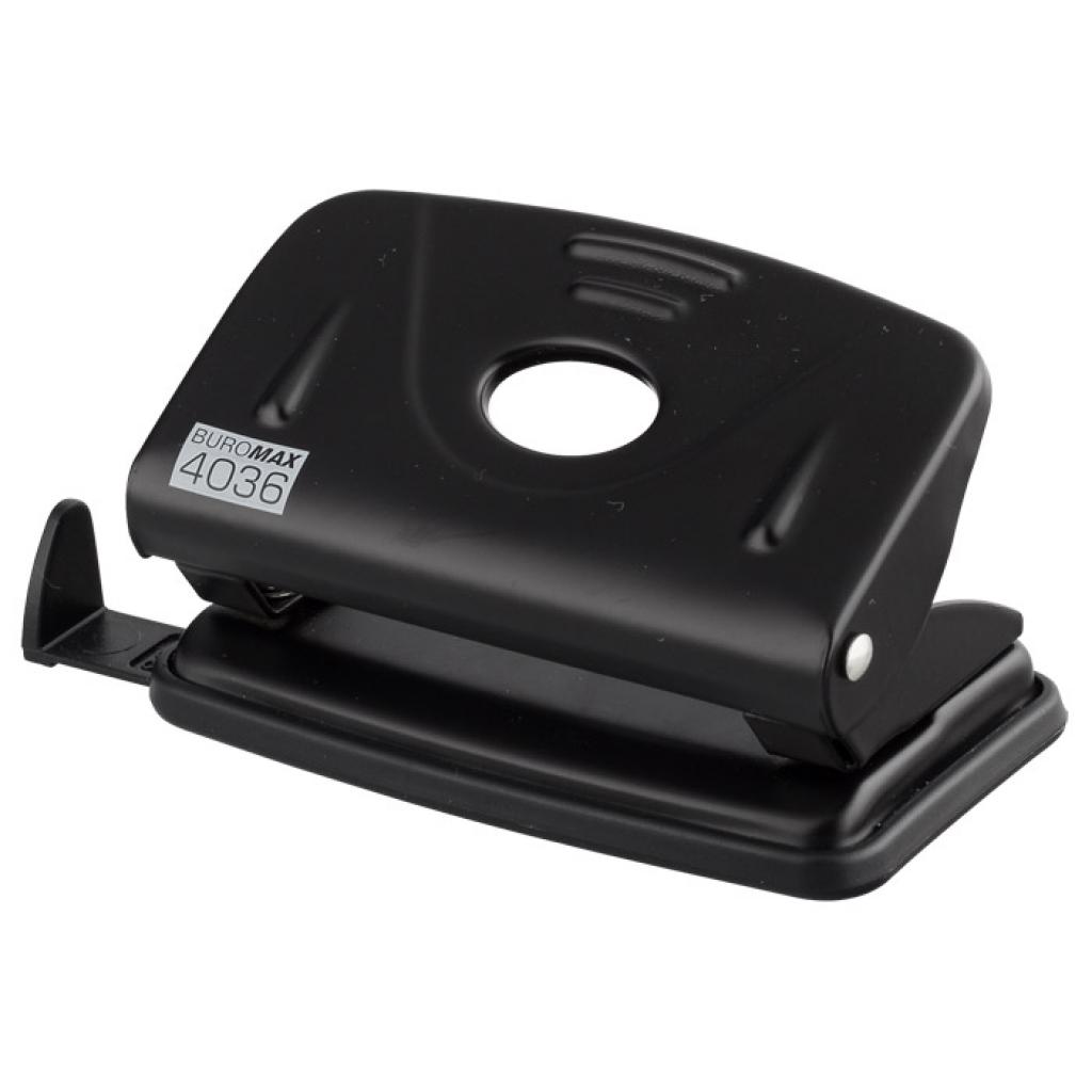 Діркопробивач Buromax metal, 10sheets, black (BM.4036-01) - изображение 1