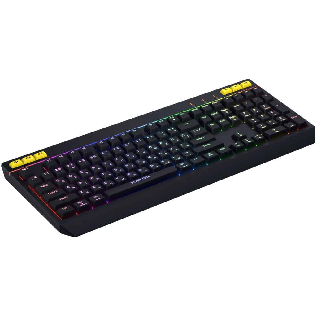 Клавіатура Hator Icefall USB Black (HTK402UA) - зображення 3