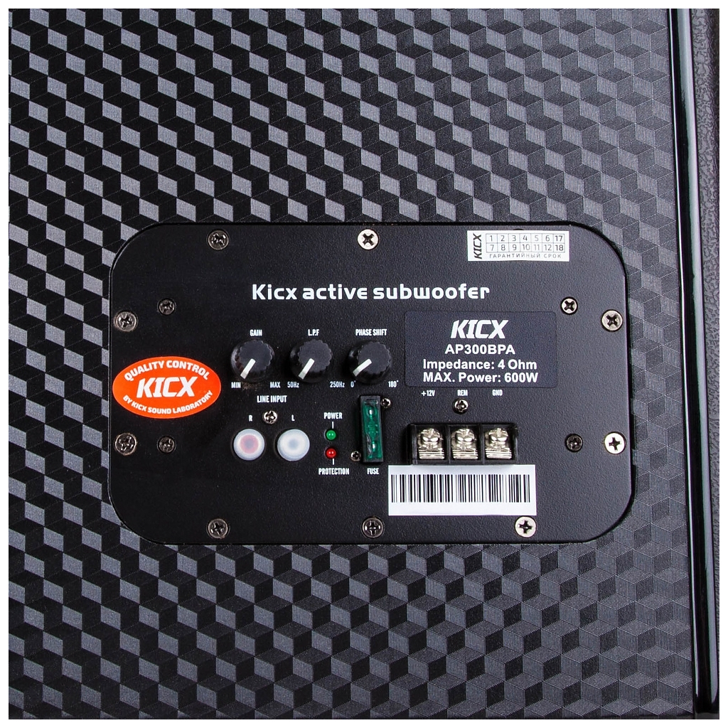 Активний сабвуфер Kicx AP 300BPA - зображення 5