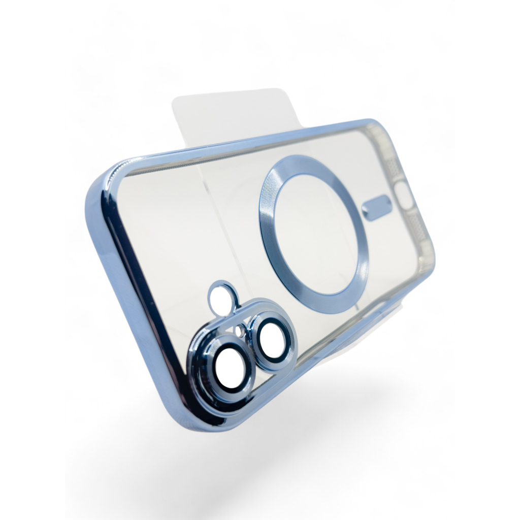 Чохол до мобільного телефона BeCover TPU Chrome Case (MagSafe) для Apple iPhone 16 Sierra Blue (712072) - зображення 4