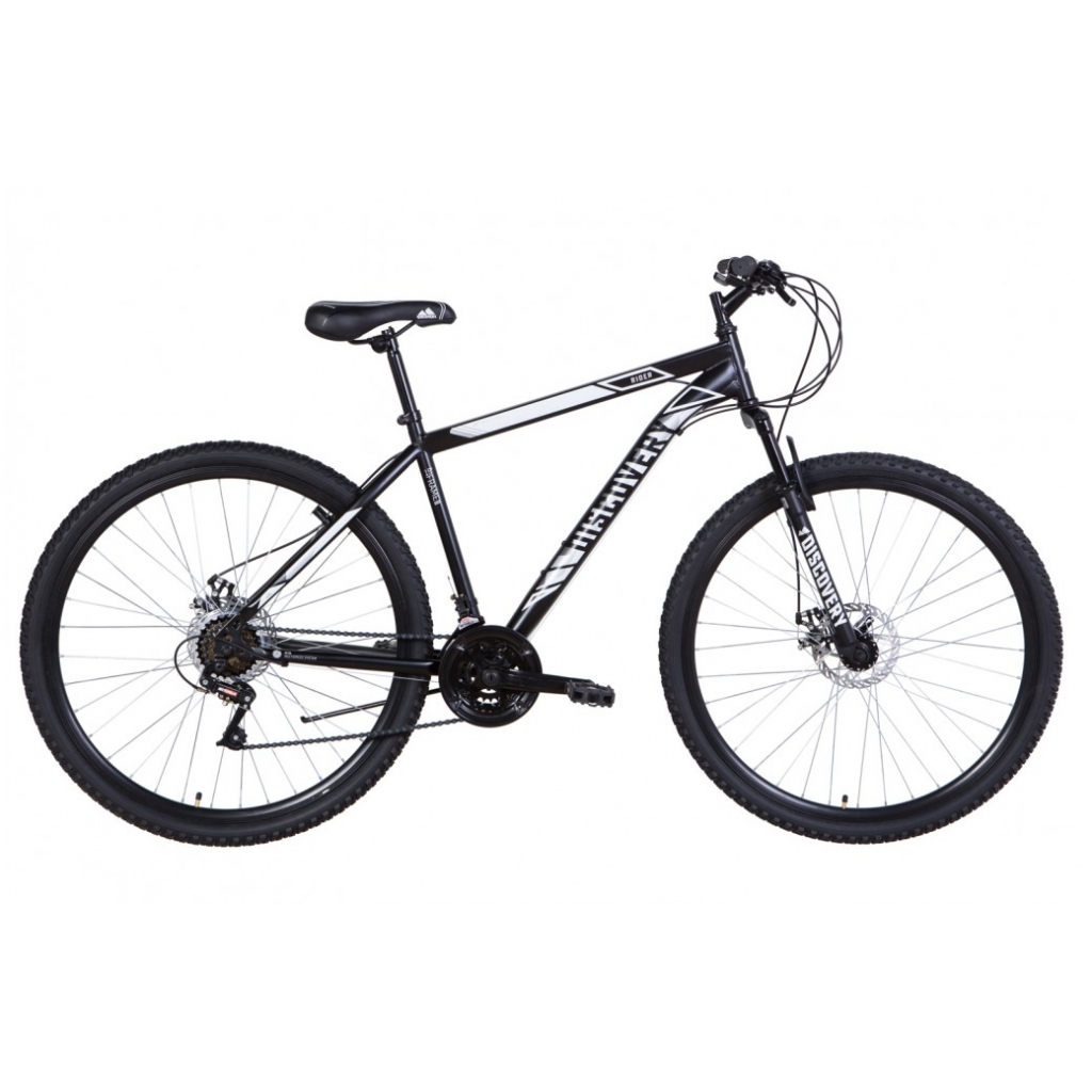 Велосипед Discovery 29" RIDER AM DD рама-19" 2021 Black/White (OPS-DIS-29-113) - зображення 1