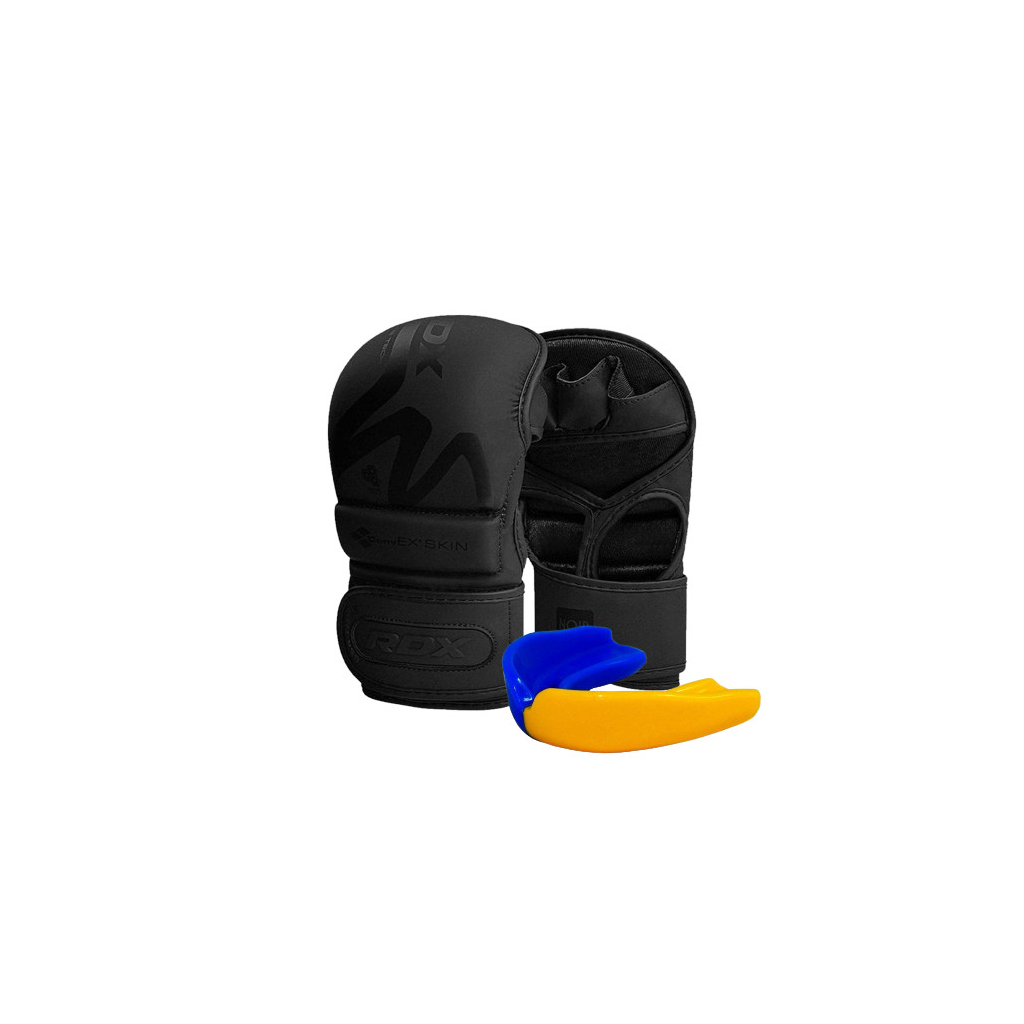 Рукавички для MMA RDX T15 Noir Inner Matte Black S (GSR-T15MB-S) - зображення 2