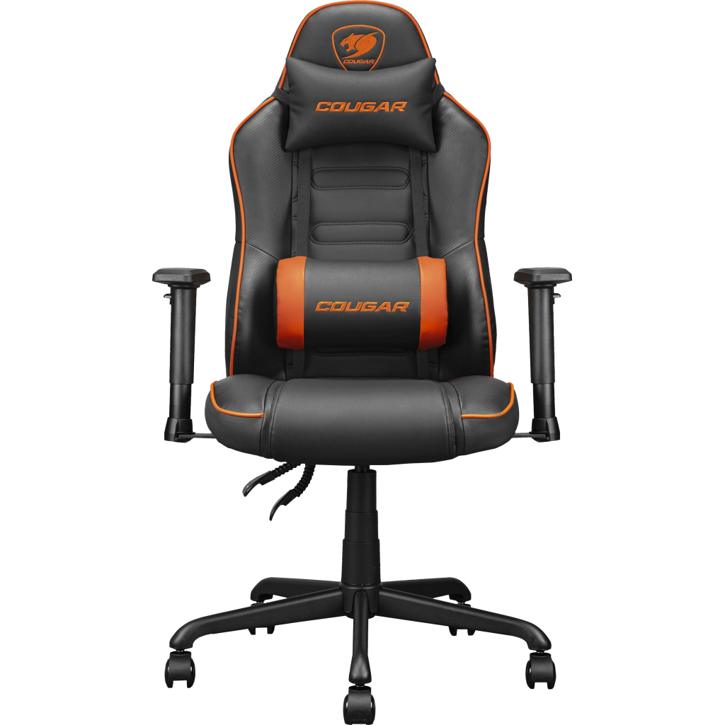 Крісло ігрове Cougar Fusion S Black/Orange - зображення 2