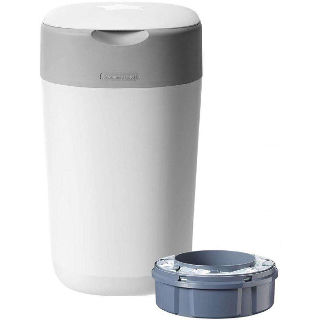 Накопичувач підгузників Tommee Tippee Twist and Click - Cotton White (5010415510013) - зображення 1