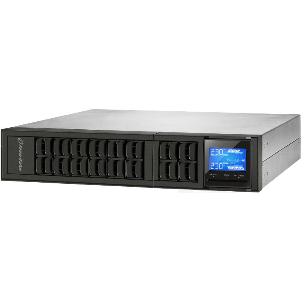 Пристрій безперебійного живлення PowerWalker VFI 2000 CRM LCD Rack/Tower (10122001) - зображення 3