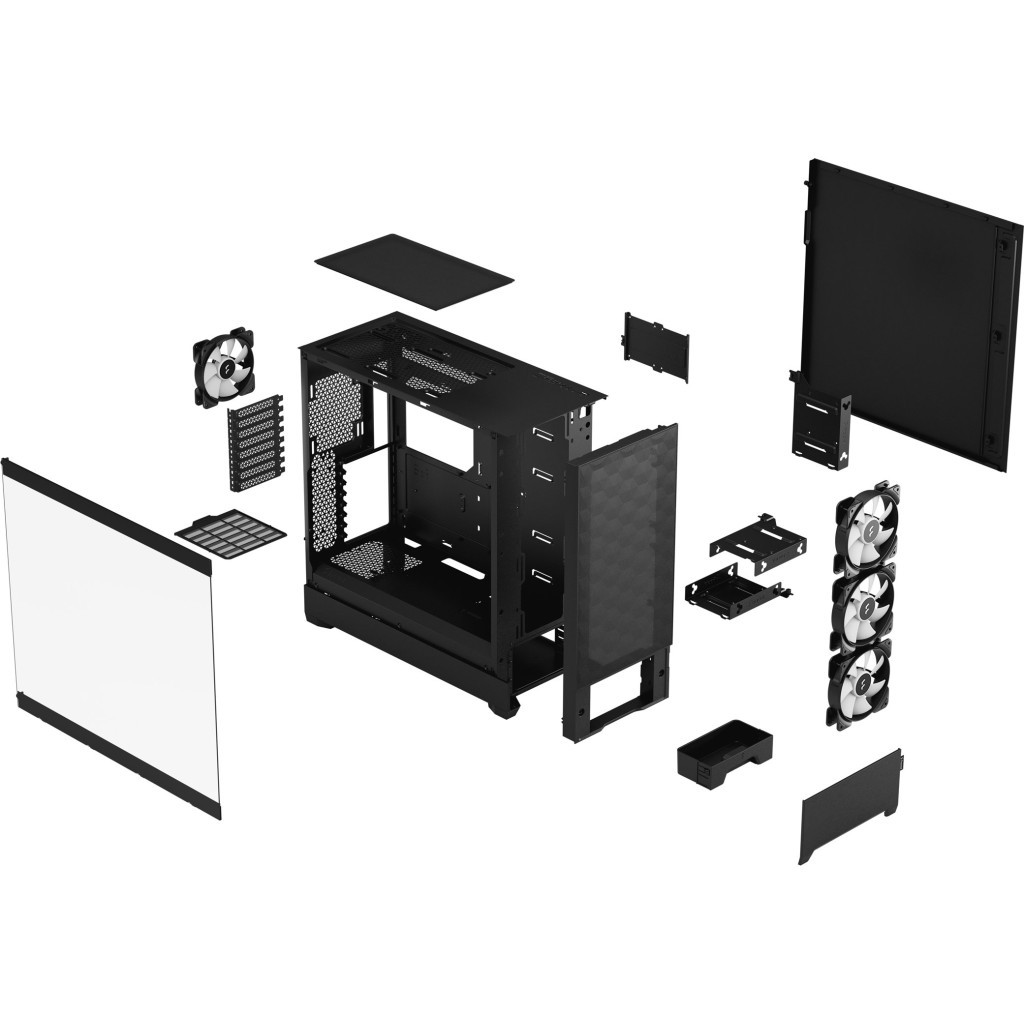 Корпус Fractal Design Pop XL Air RGB Black TG Clear (FD-C-POR1X-06) - зображення 12