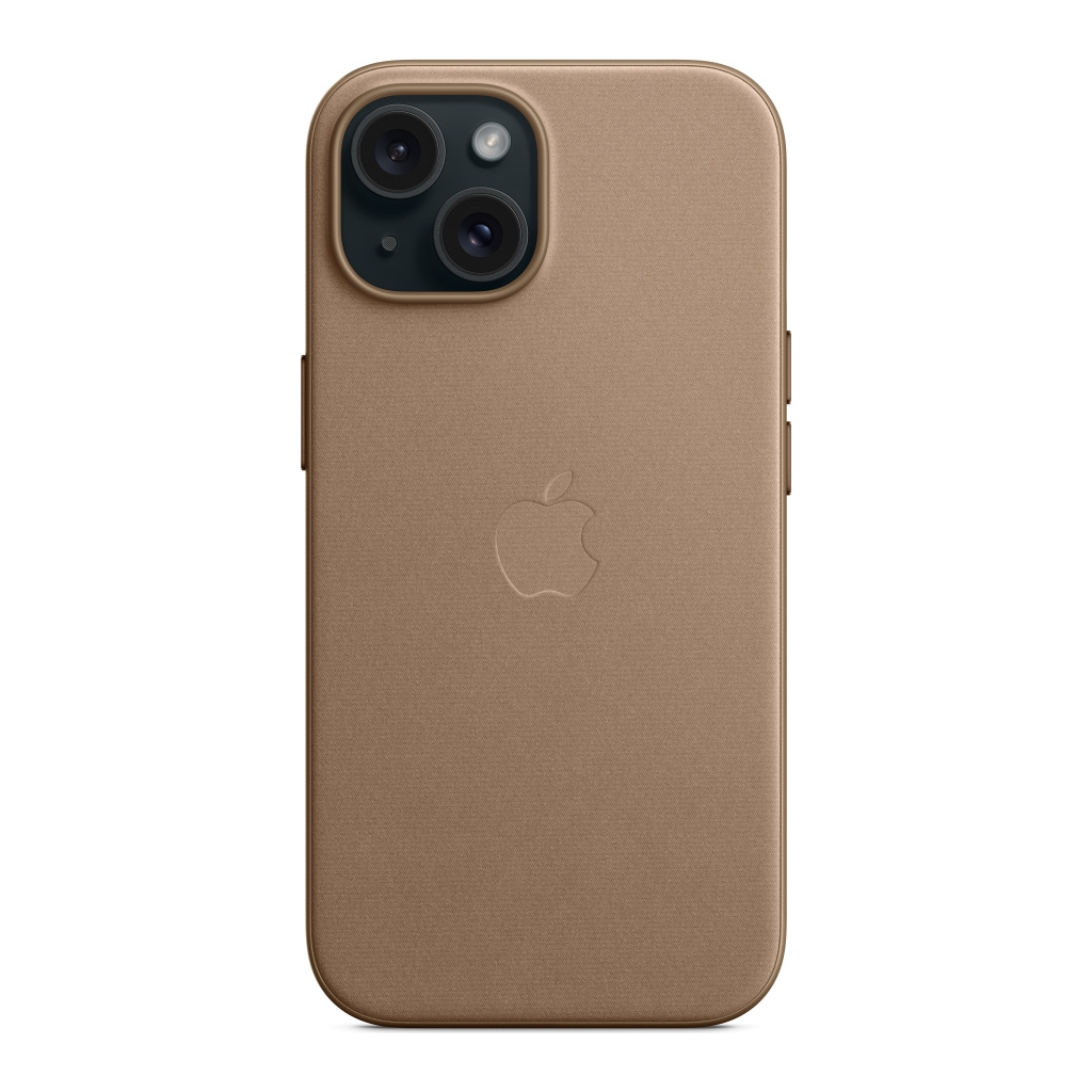 Чохол до мобільного телефона Apple iPhone 15 FineWoven Case with MagSafe Taupe (MT3C3ZM/A) - зображення 5