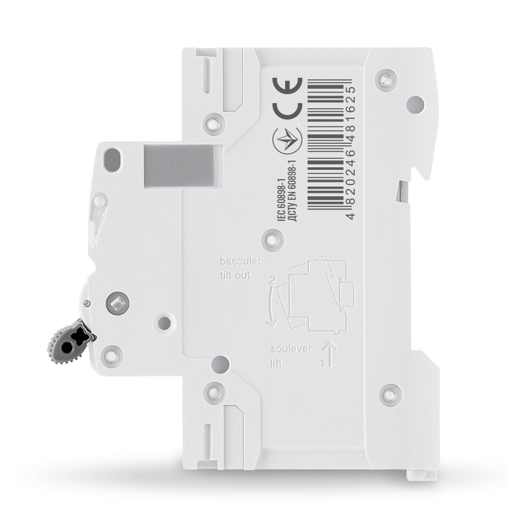 Автоматичний вимикач Videx RS6 RESIST 3п 63А 6кА С (VF-RS6-AV3C63) - зображення 3