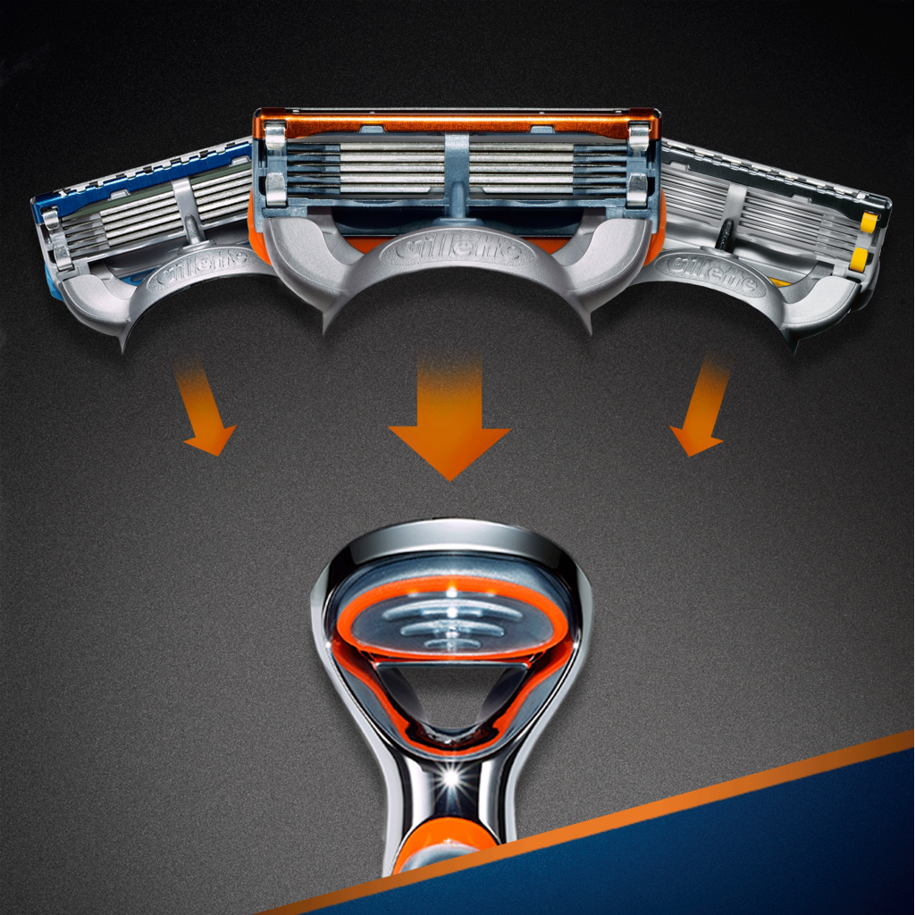 Змінні касети Gillette Fusion Power 8 шт (7702018877621) - изображение 4