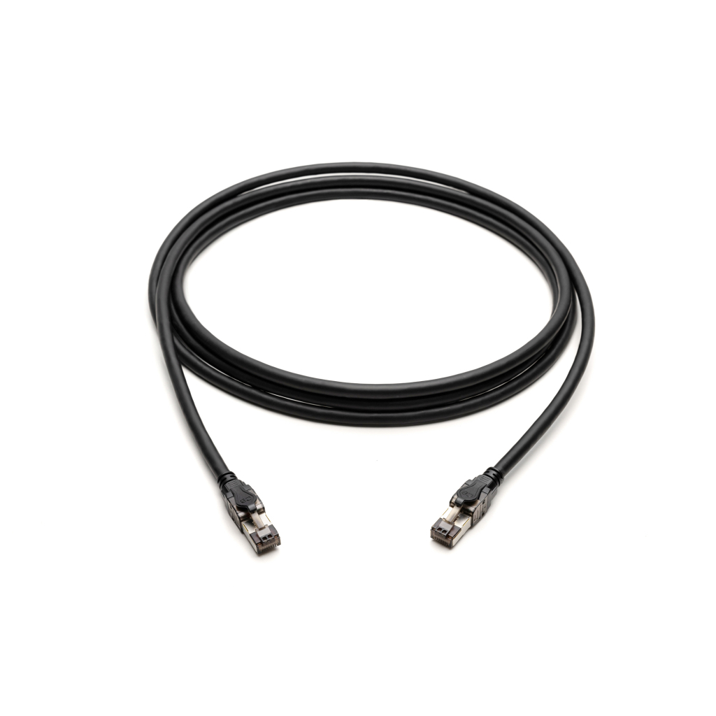 Патч-корд 1м, S/FTP, cat 8.1, AWG 24/7, LSZH, black Digitus (DK-1843-010) - зображення 3