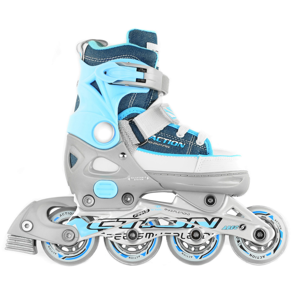 Роликові ковзани Action Kire Блакитні 29-32 (PW-126B-13-2BLUE/29-32) - зображення 1