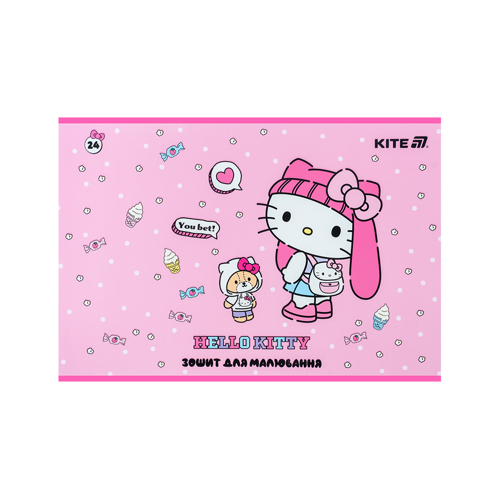Альбом для малювання Kite Hello Kitty, 24 аркуша (HK25-242-1) - изображение 7