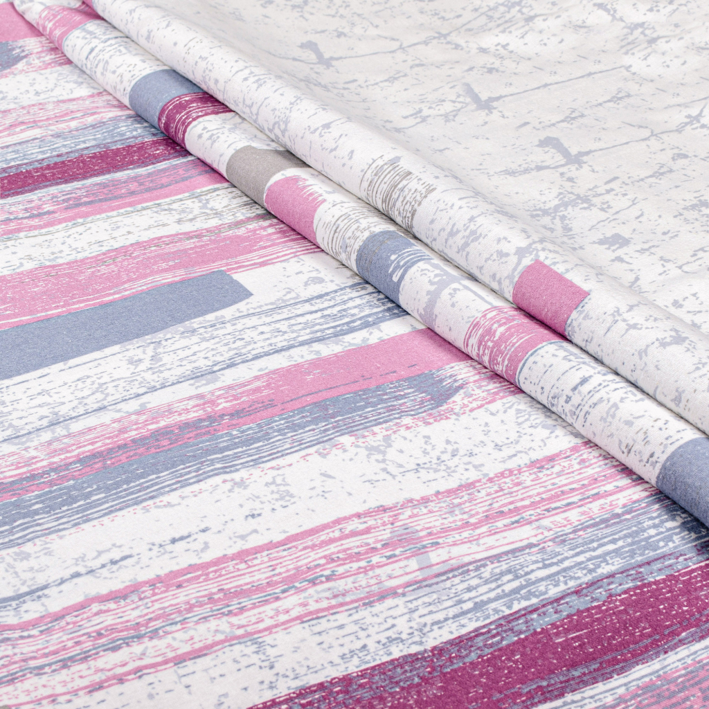 Постільна білизна Home Line Рожево-синій фланель євро (178687) - зображення 3