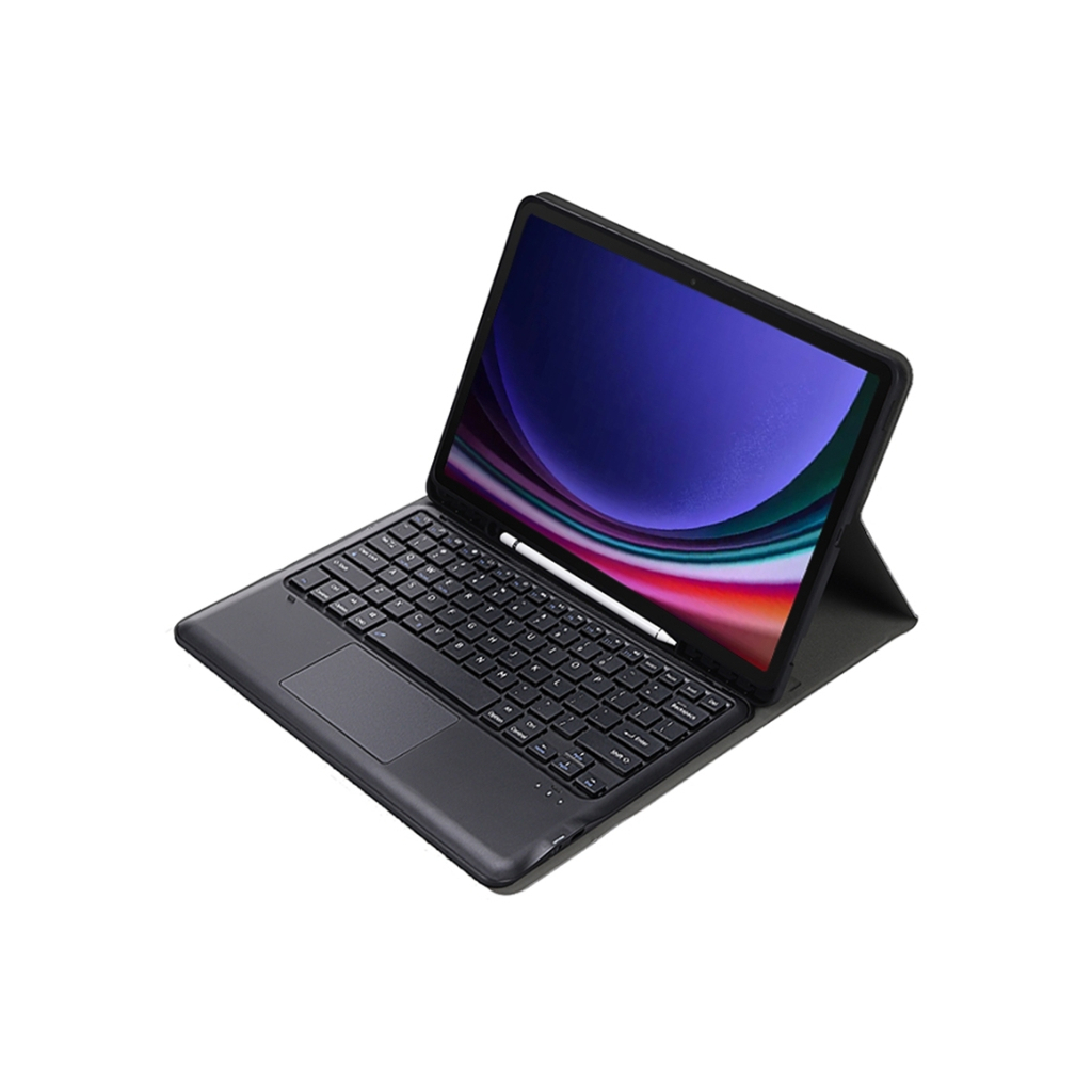 Чохол до планшета BeCover Keyboard+TouchPad Samsung Tab S9 Plus (SM-X810/SM-X816)/S9 FE Plus (SM-X610/SM-X616) 12.4" Black (712368) - зображення 3