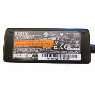 Блок живлення до ноутбуку Sony 20W 10.5V 1.9A разъем 4.8/1.7 (VGP-AC10V2) - зображення 2