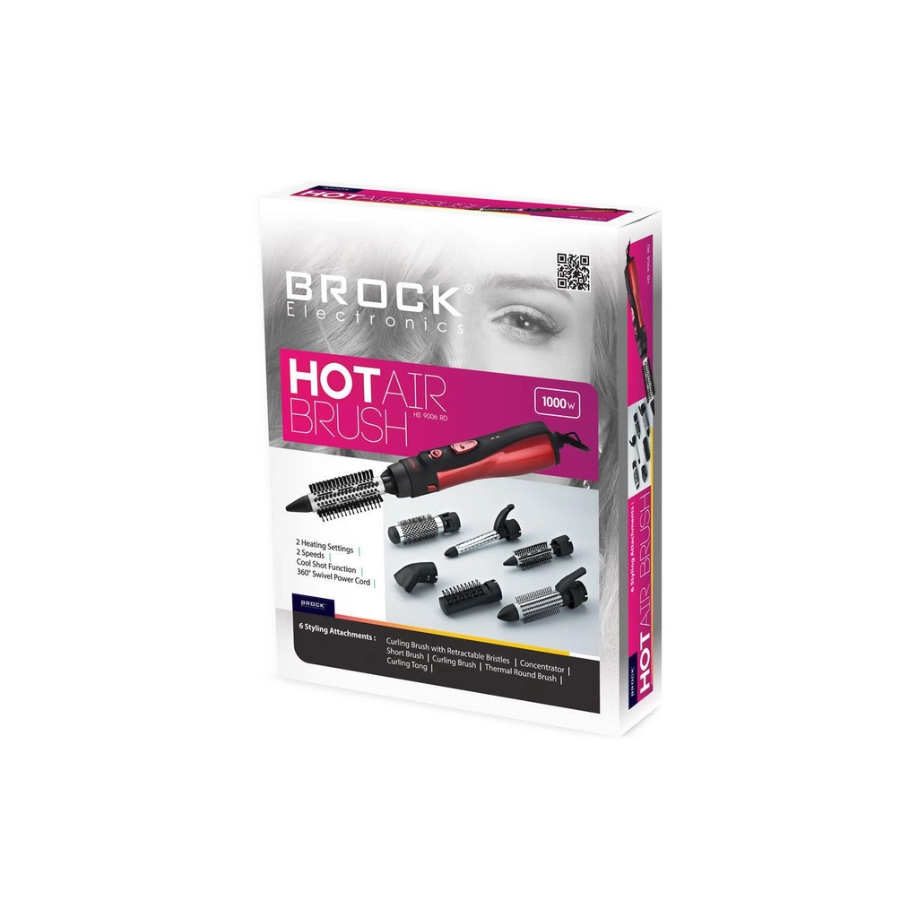 Фен-щітка Brock HS 9006 RD - зображення 2