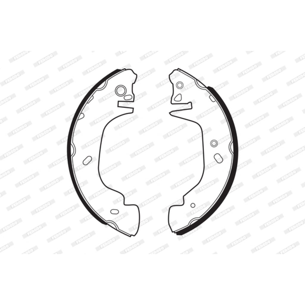 Гальмівні колодки FERODO FSB542 - зображення 1