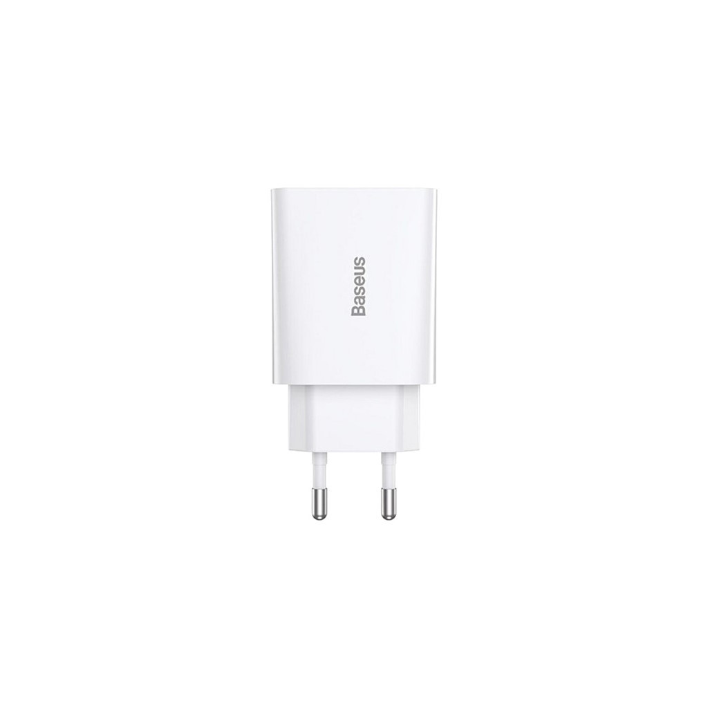 Зарядний пристрій Baseus Speed Mini Quick Charger White (CCFS-SN02) - зображення 4