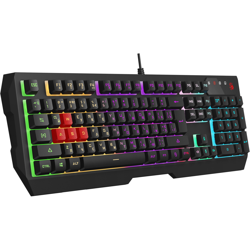 Клавіатура A4Tech Bloody B140N USB Black (4711421979146) - зображення 4