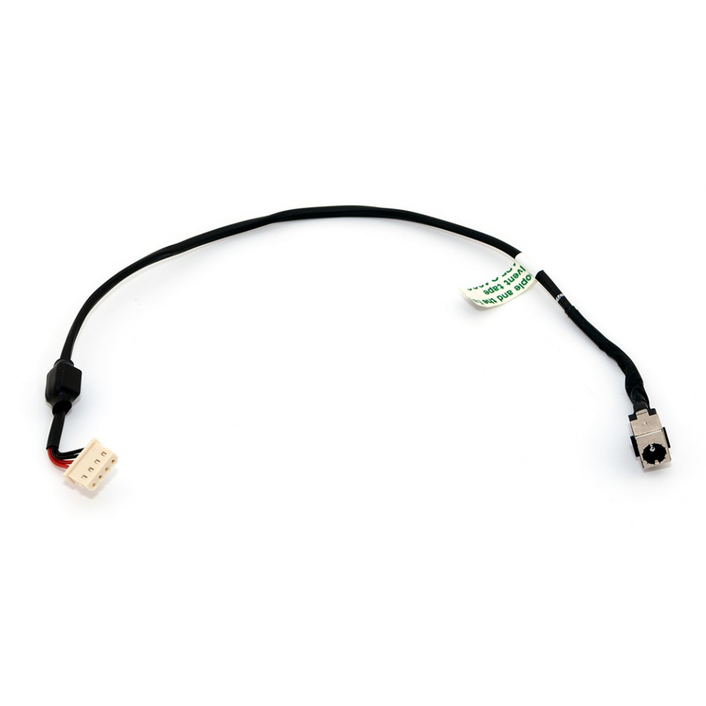 Роз'єм живлення ноутбука з кабелем для Toshiba PJ286 (5.5mm x 2.5mm), 4-pin, 27 см Универсальный (A49053) - зображення 1