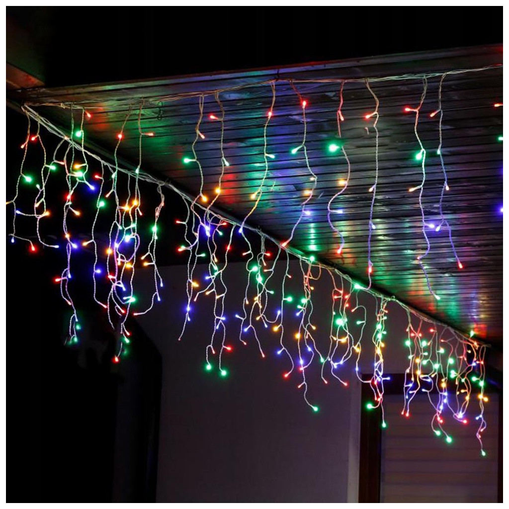 Гірлянда ColorWay Бахрома 3мx0.6м 100Led IP20 кольорова (CW-GF-100L36VMC) - зображення 4