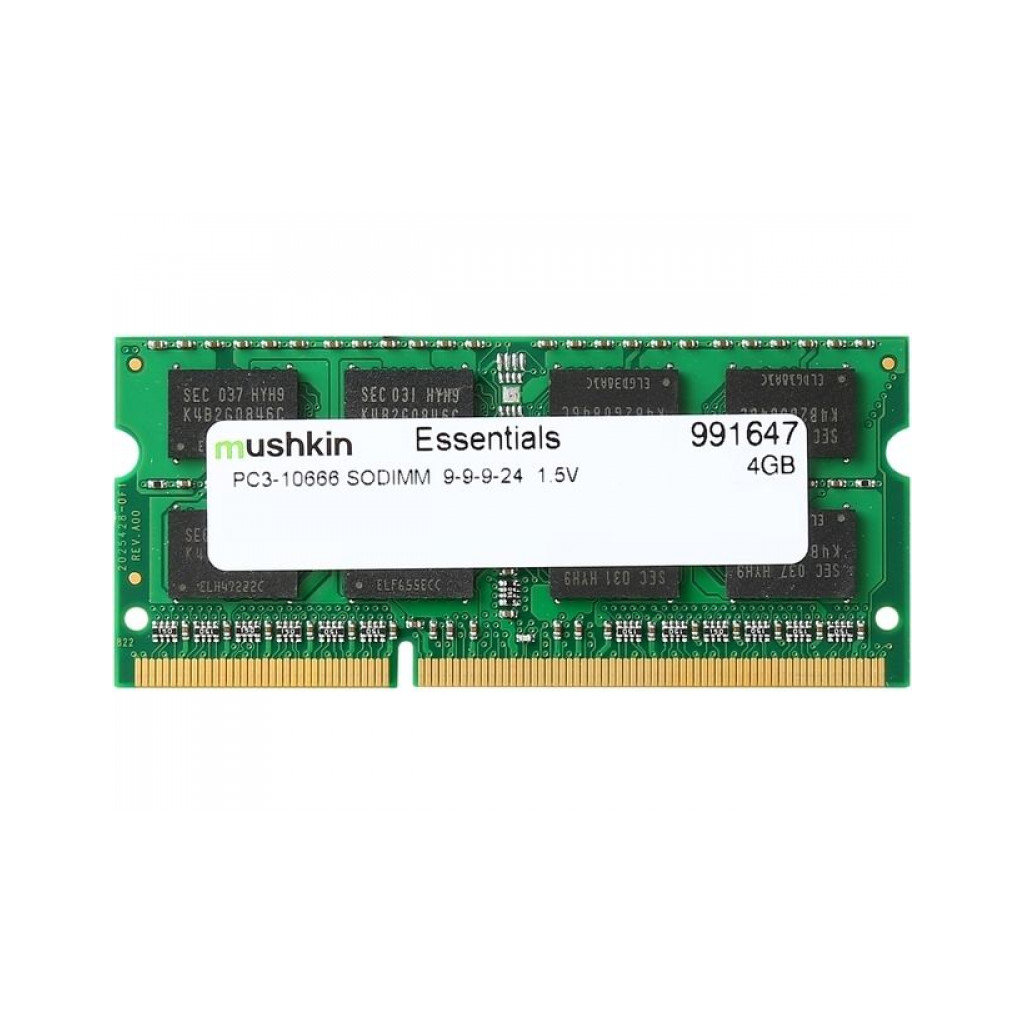 Модуль пам'яті для ноутбука SoDIMM DDR3 4GB 1333 MHz Essentials Mushkin (991647) - зображення 1