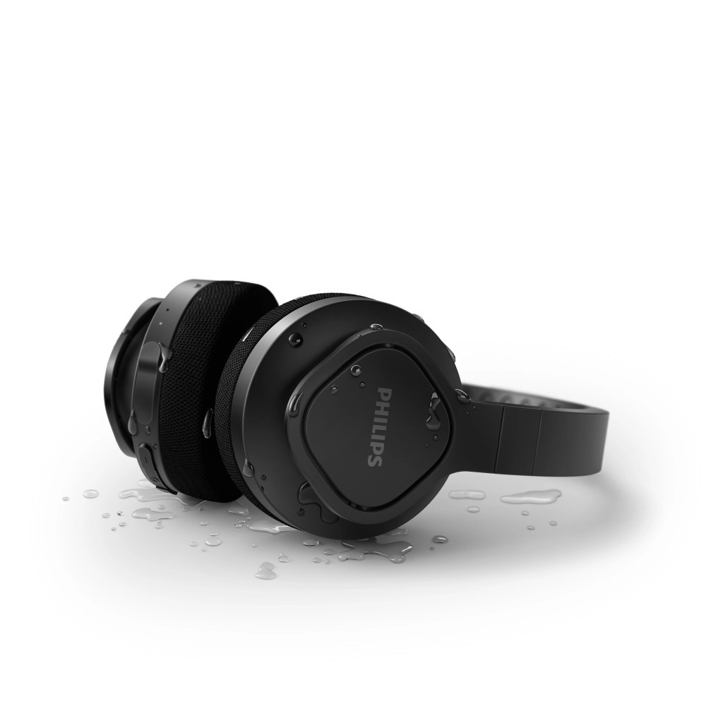 Навушники Philips TAA4216 Over-ear IP55 Wireless Black (TAA4216BK/00) - зображення 6
