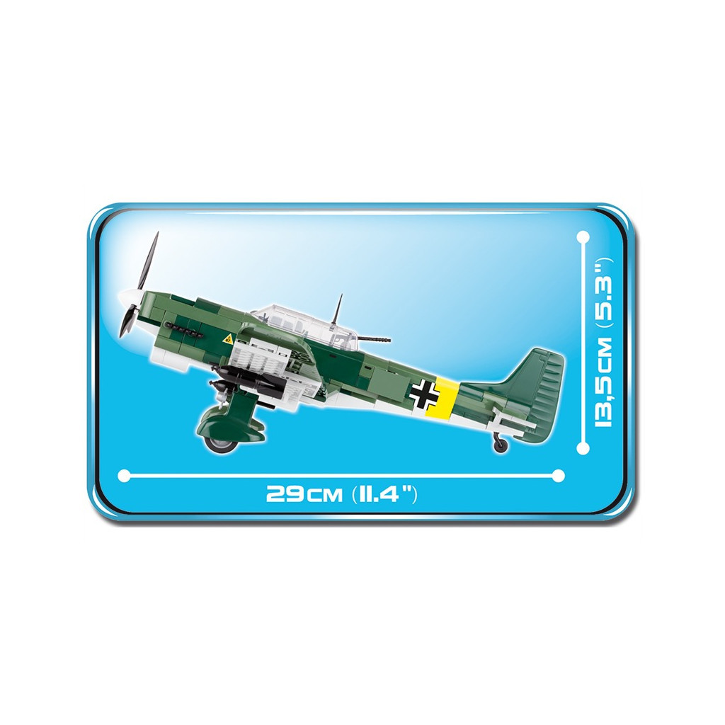 Конструктор Cobi Друга Світова Війна Літак Юнкерс Ю-87, 315 деталей (COBI-5521) (5902251055219) - зображення 7